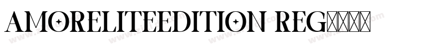 AmoreLiteEdition Reg字体转换